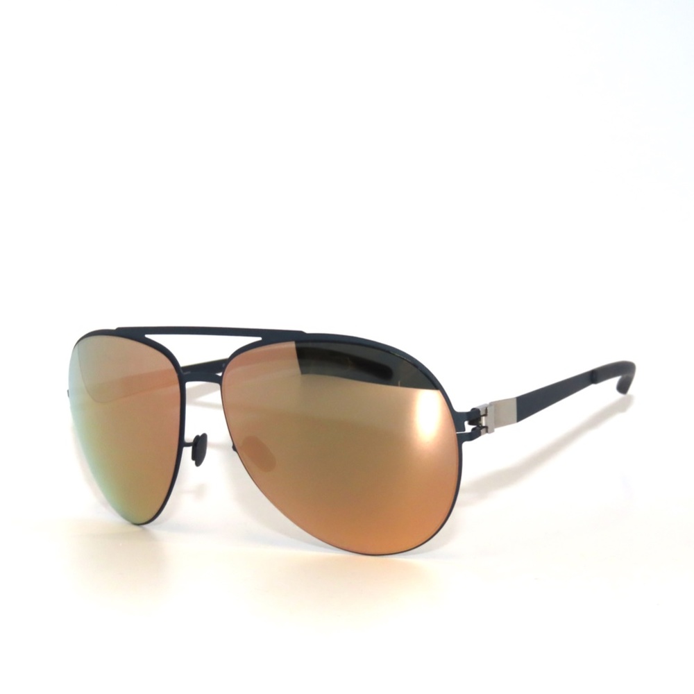 Mykita "Bernhard Willhelm" Erwin F65 Navy Blue Rose Gold  Sunglasses